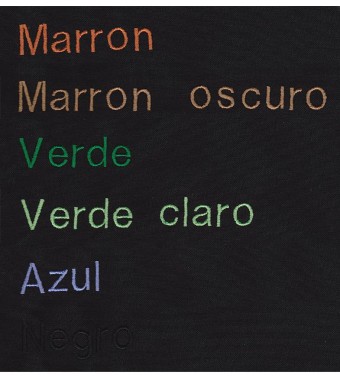 Bordado de nombre