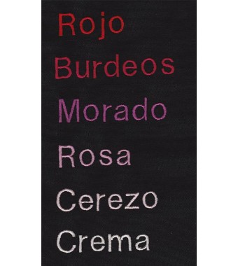 Bordado de nombre